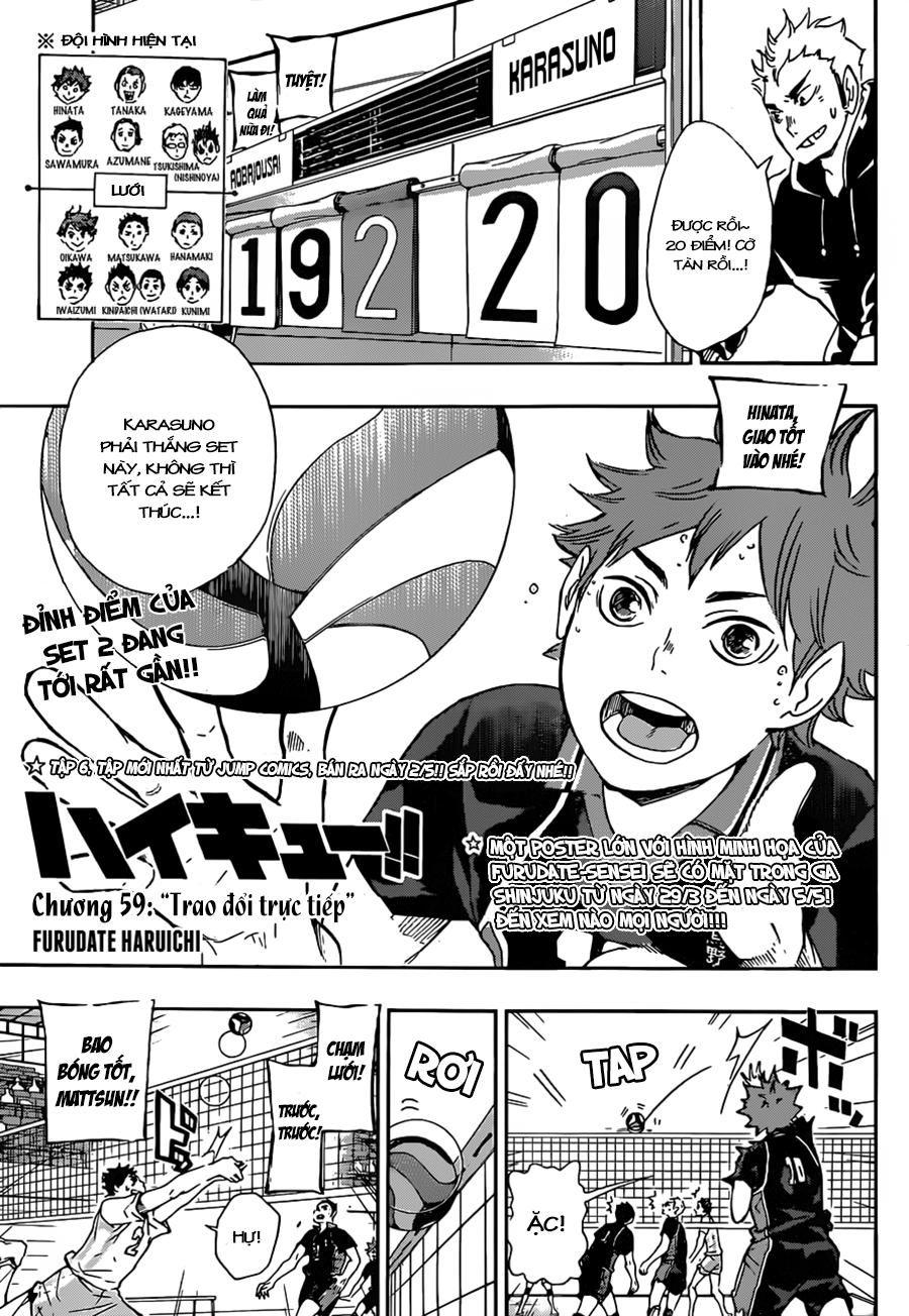 Haikyuu Chapter 59 - Trang 2