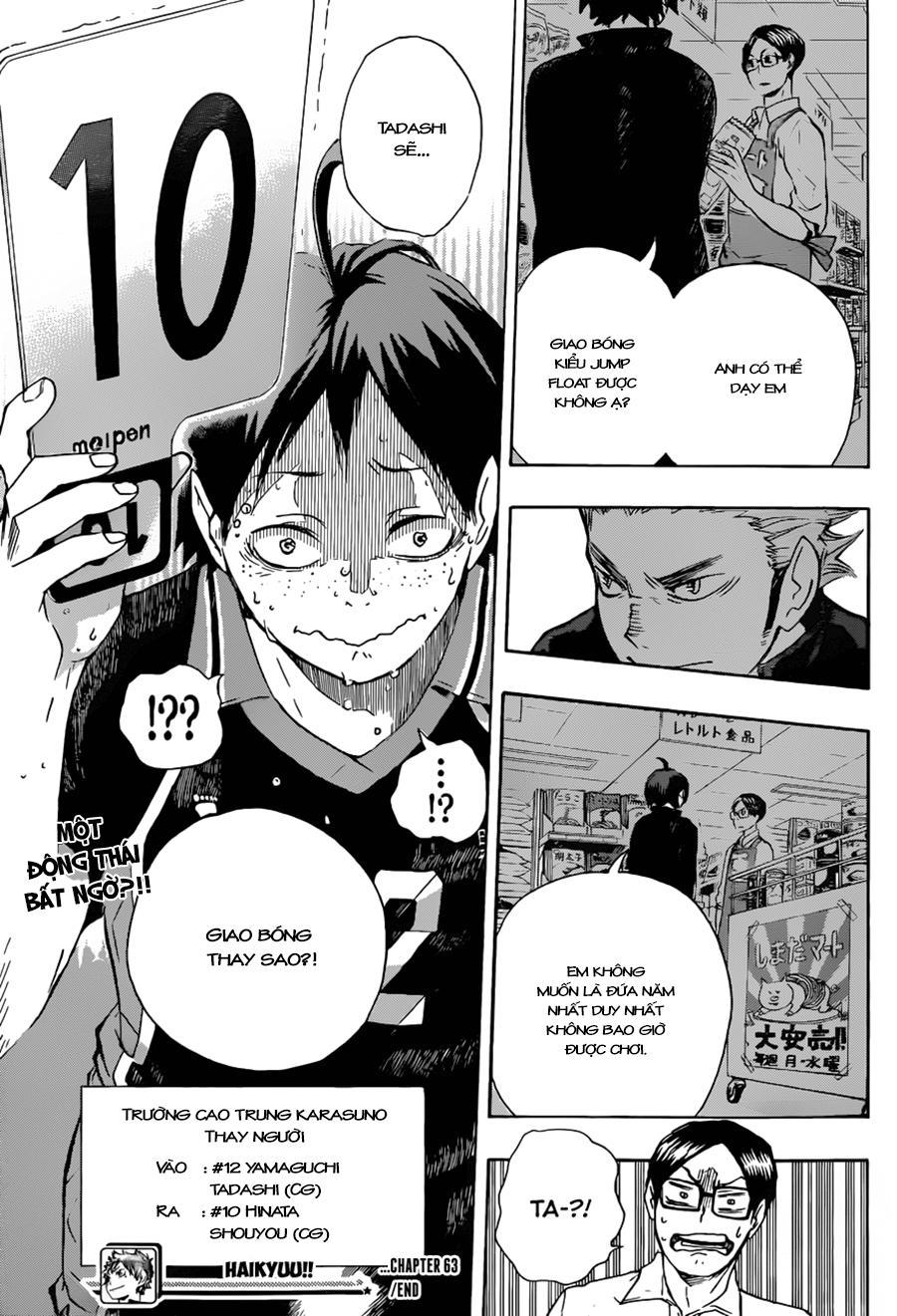 Haikyuu Chapter 63 - Trang 2