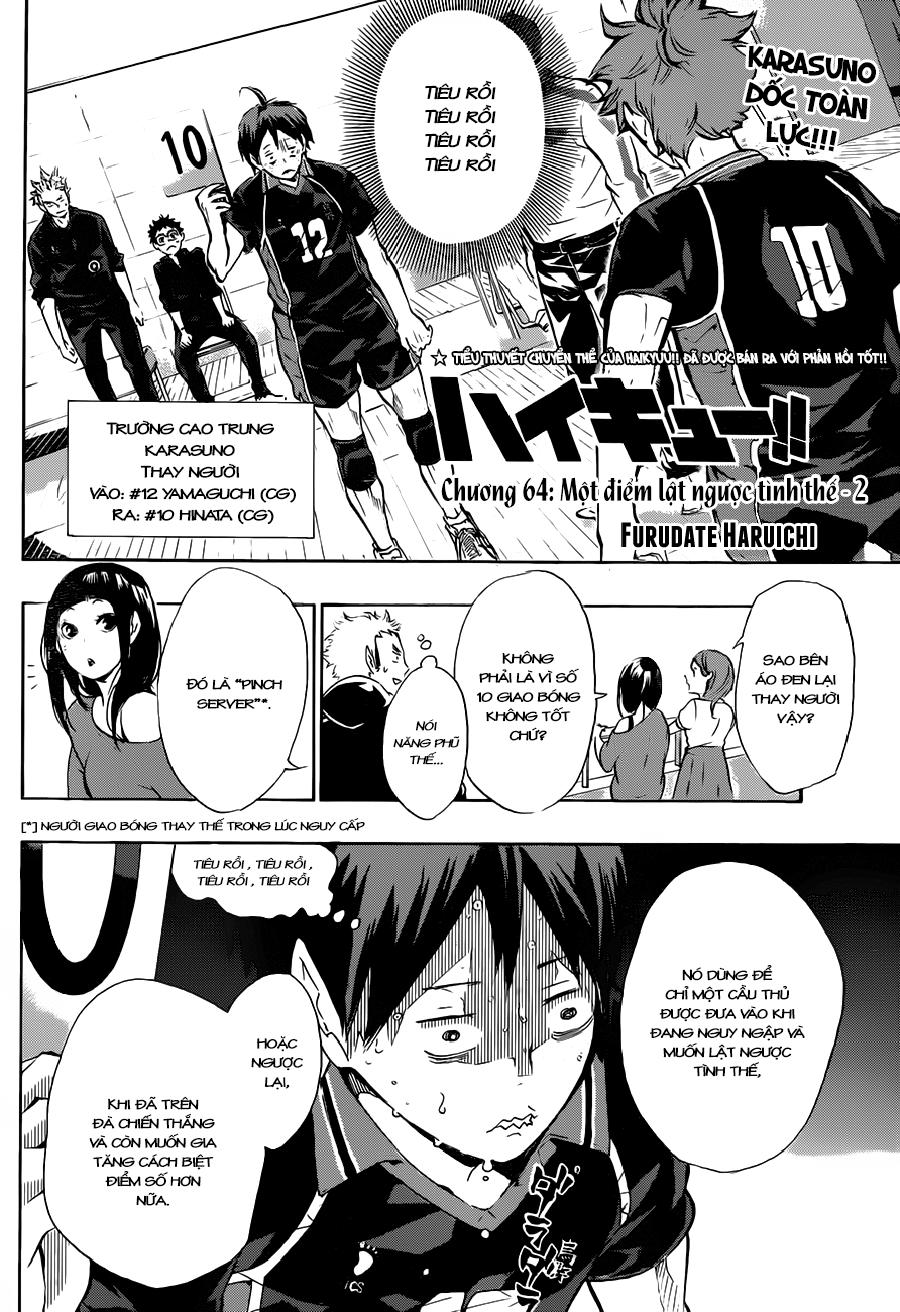 Haikyuu Chapter 64 - Trang 2