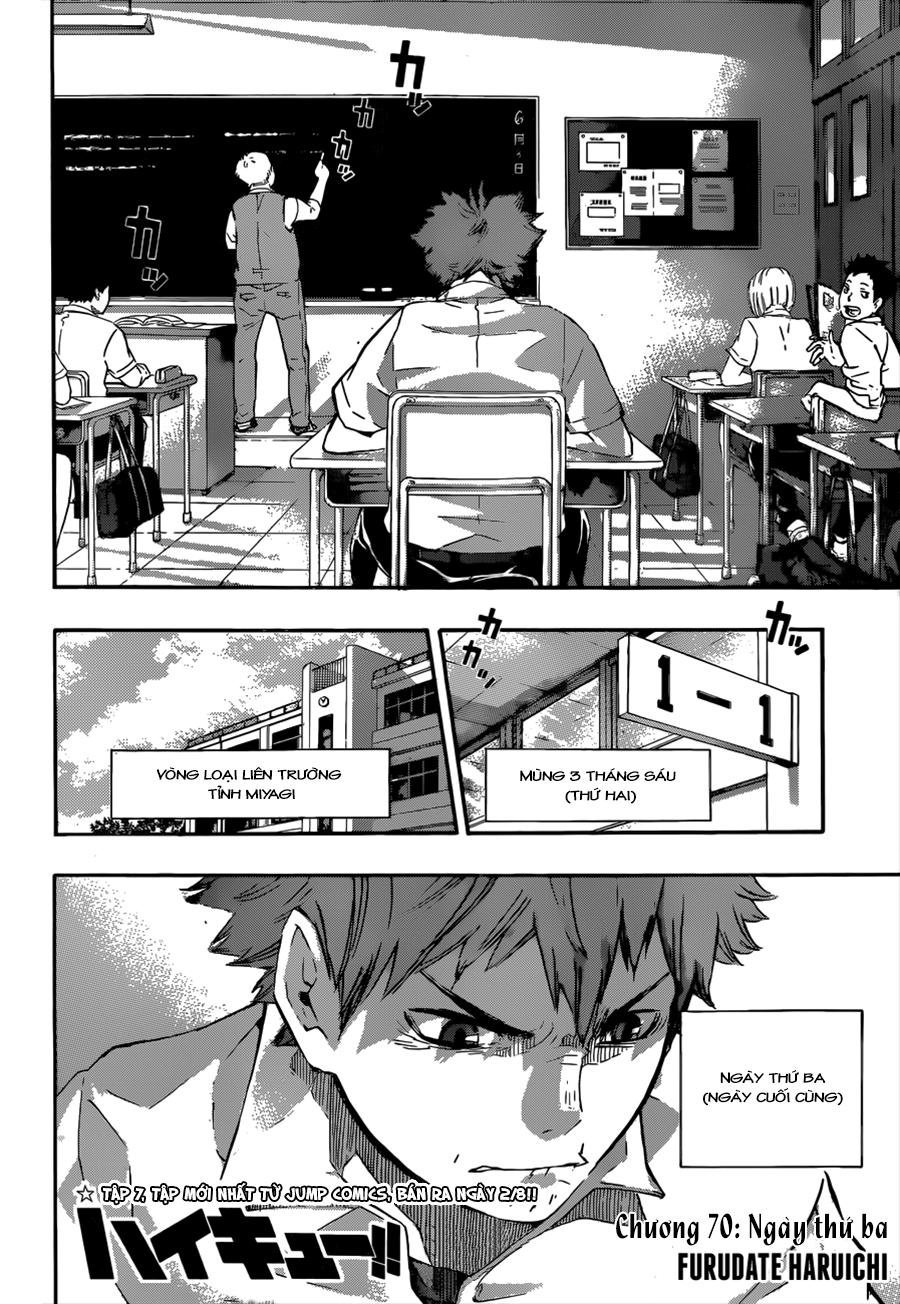 Haikyuu Chapter 70 - Trang 2