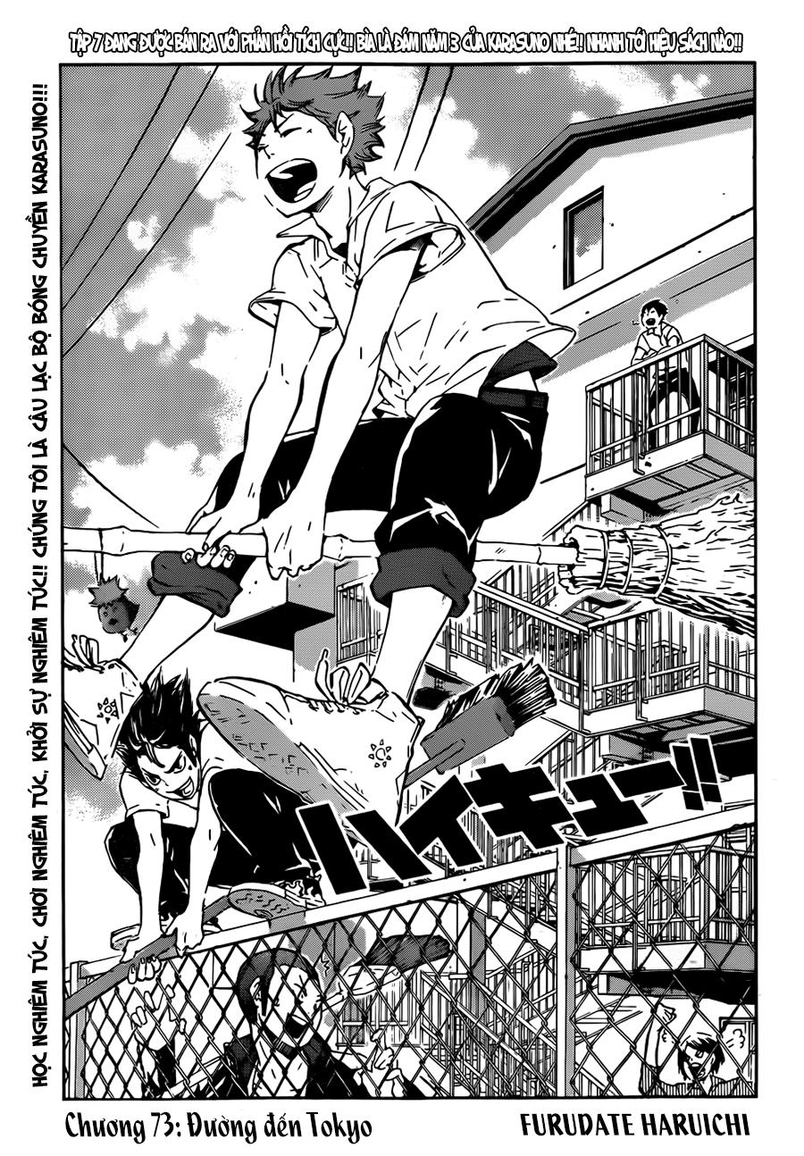 Haikyuu Chapter 73 - Trang 2