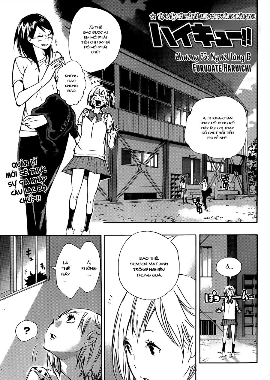 Haikyuu Chapter 75 - Trang 2