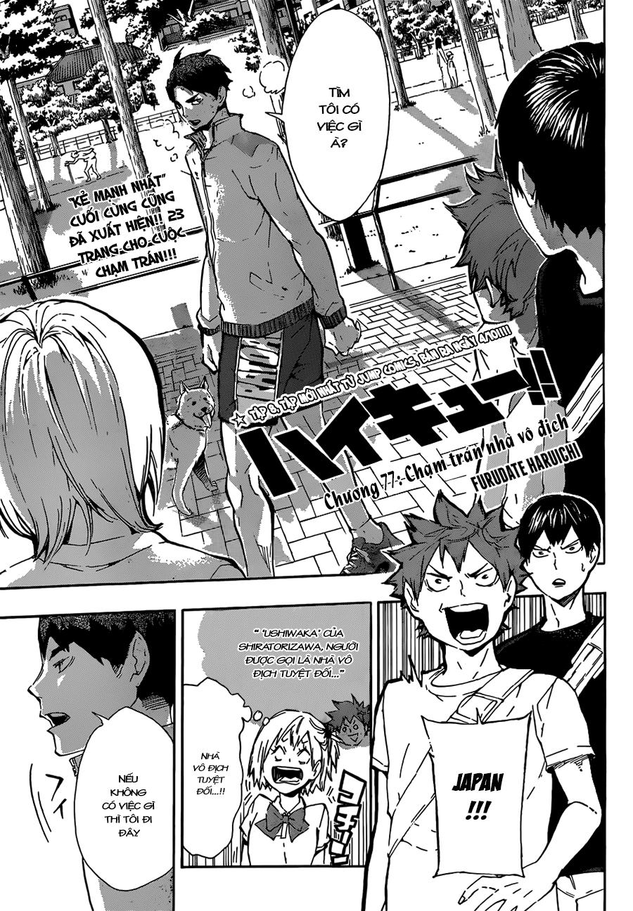 Haikyuu Chapter 77 - Trang 2