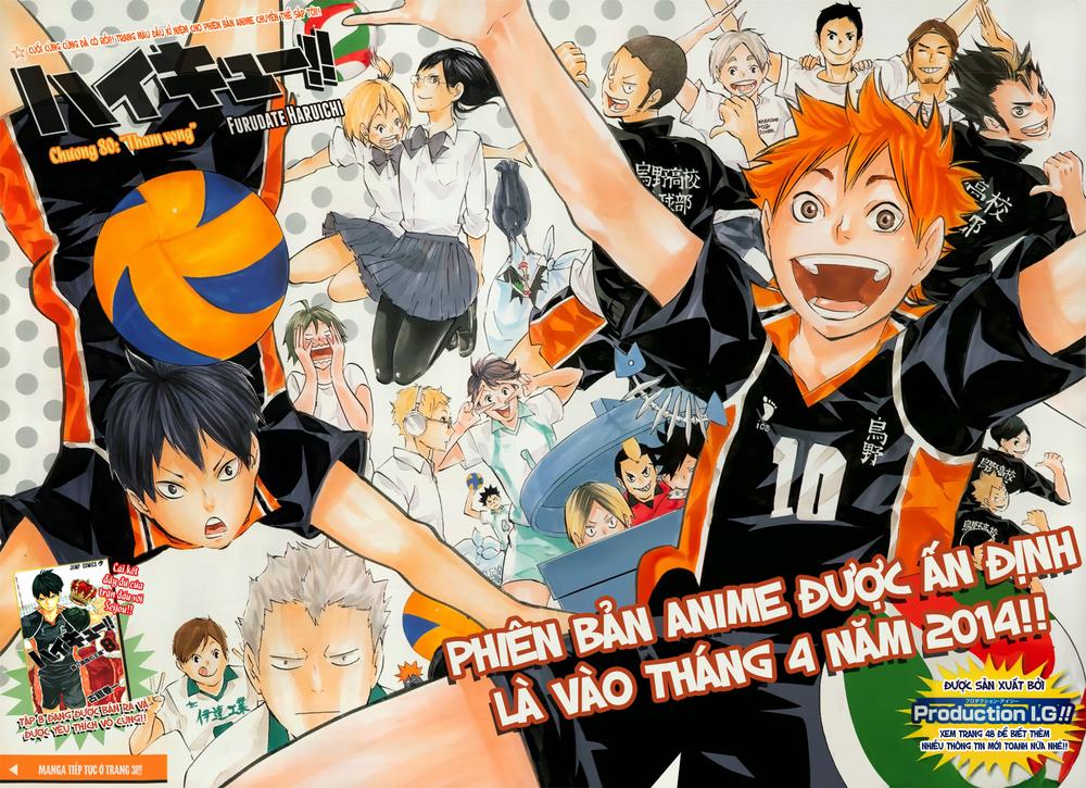 Haikyuu Chapter 80 - Trang 2