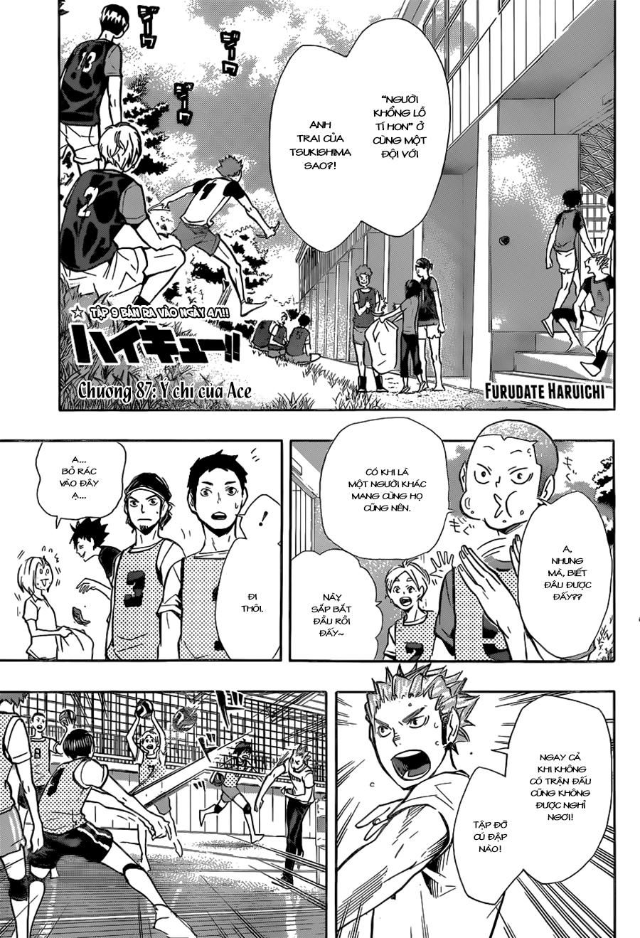 Haikyuu Chapter 87 - Trang 2
