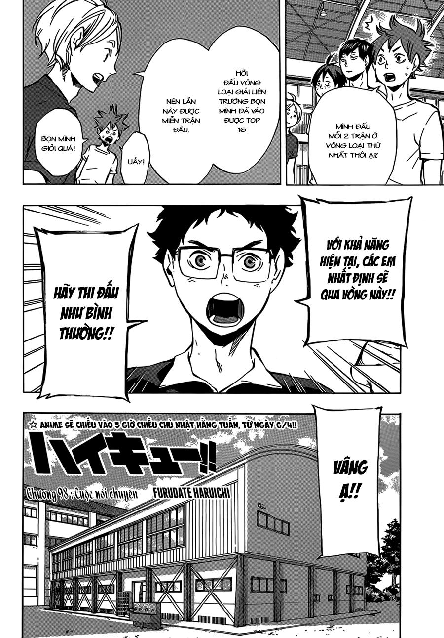Haikyuu Chapter 98 - Trang 2