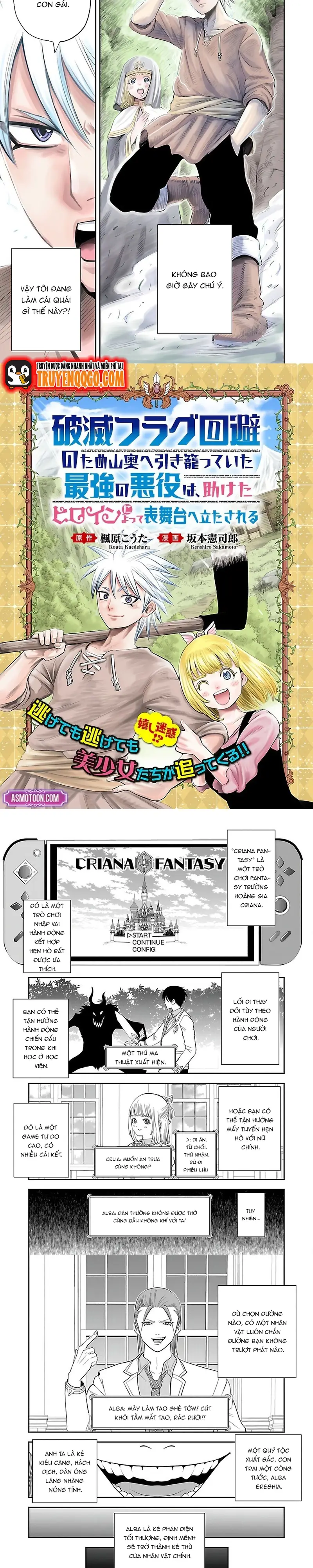 Hametsu Flag Kaihi No Tame Yamaoku E Hikikomotteita Saikyou No Akuyaku Wa, Tasuketa Heroine Ni Yotte Omotebutai E Tatasareru Chapter 1 - Trang 2