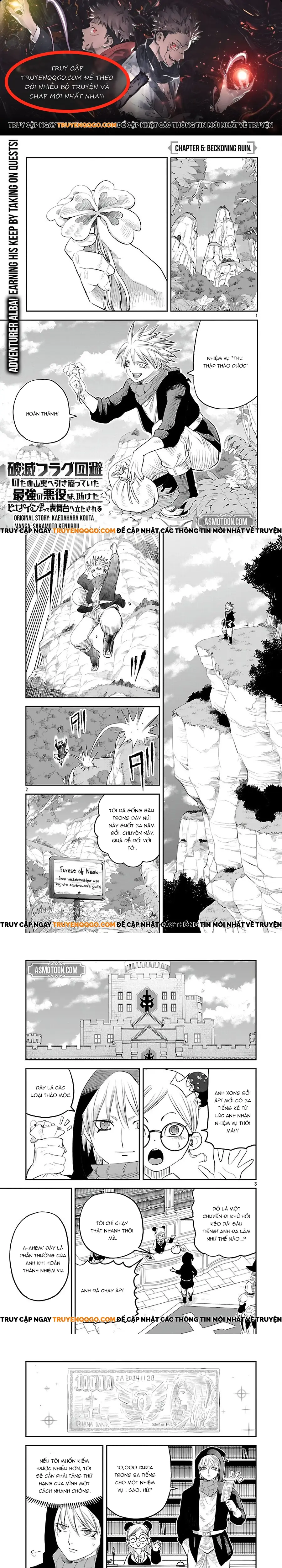 Hametsu Flag Kaihi No Tame Yamaoku E Hikikomotteita Saikyou No Akuyaku Wa, Tasuketa Heroine Ni Yotte Omotebutai E Tatasareru Chapter 5 - Trang 2
