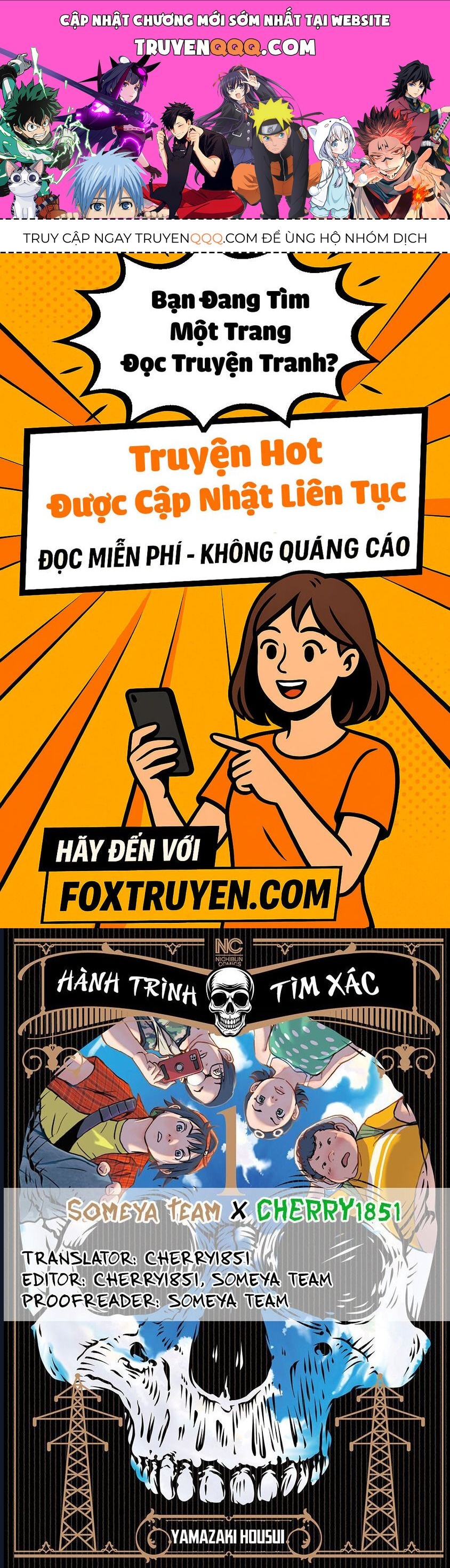 Hành Trình Tìm Xác Của Chúng Tôi Chapter 1 - Trang 2