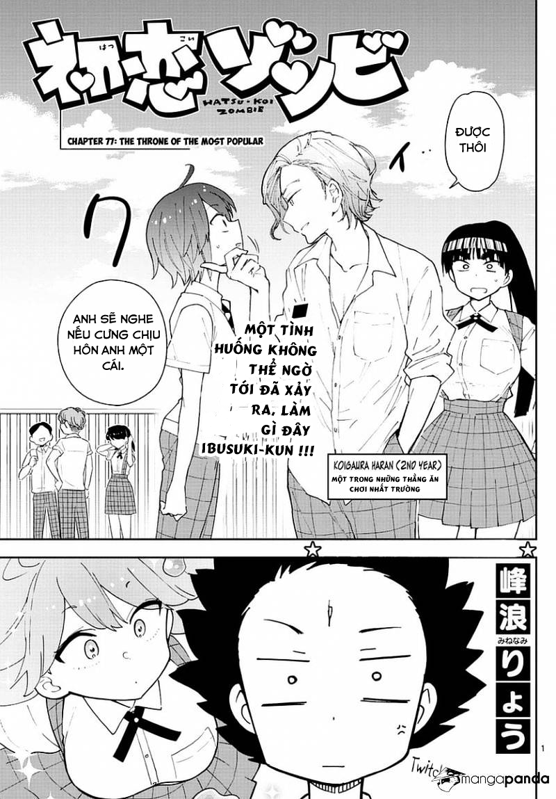 Hatsukoi Zombie Chapter 77 - Trang 2