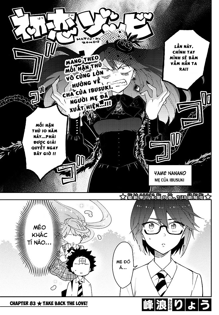 Hatsukoi Zombie Chapter 83 - Trang 2