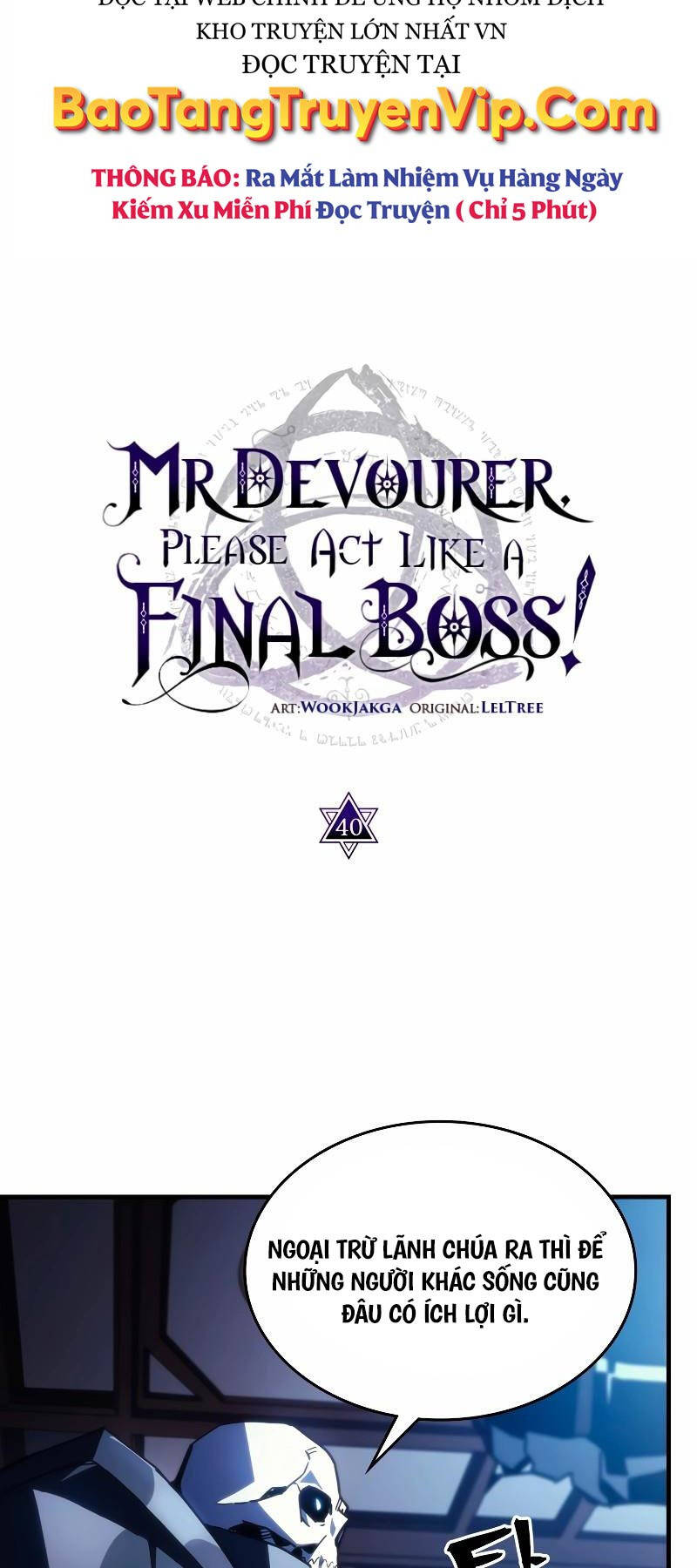 Hãy Hành Động Như Một Boss Đi Ngài Mr Devourer Chapter 40 - Trang 2