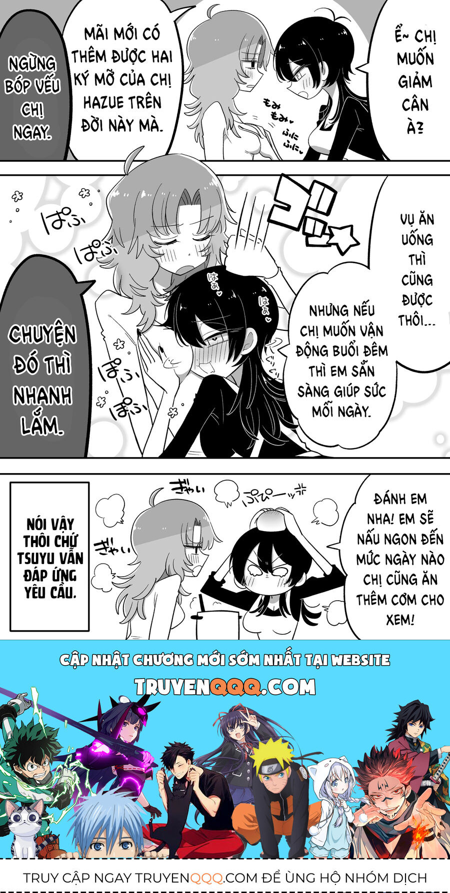 Hazue Và Tsuyu Chapter 10 - Trang 2