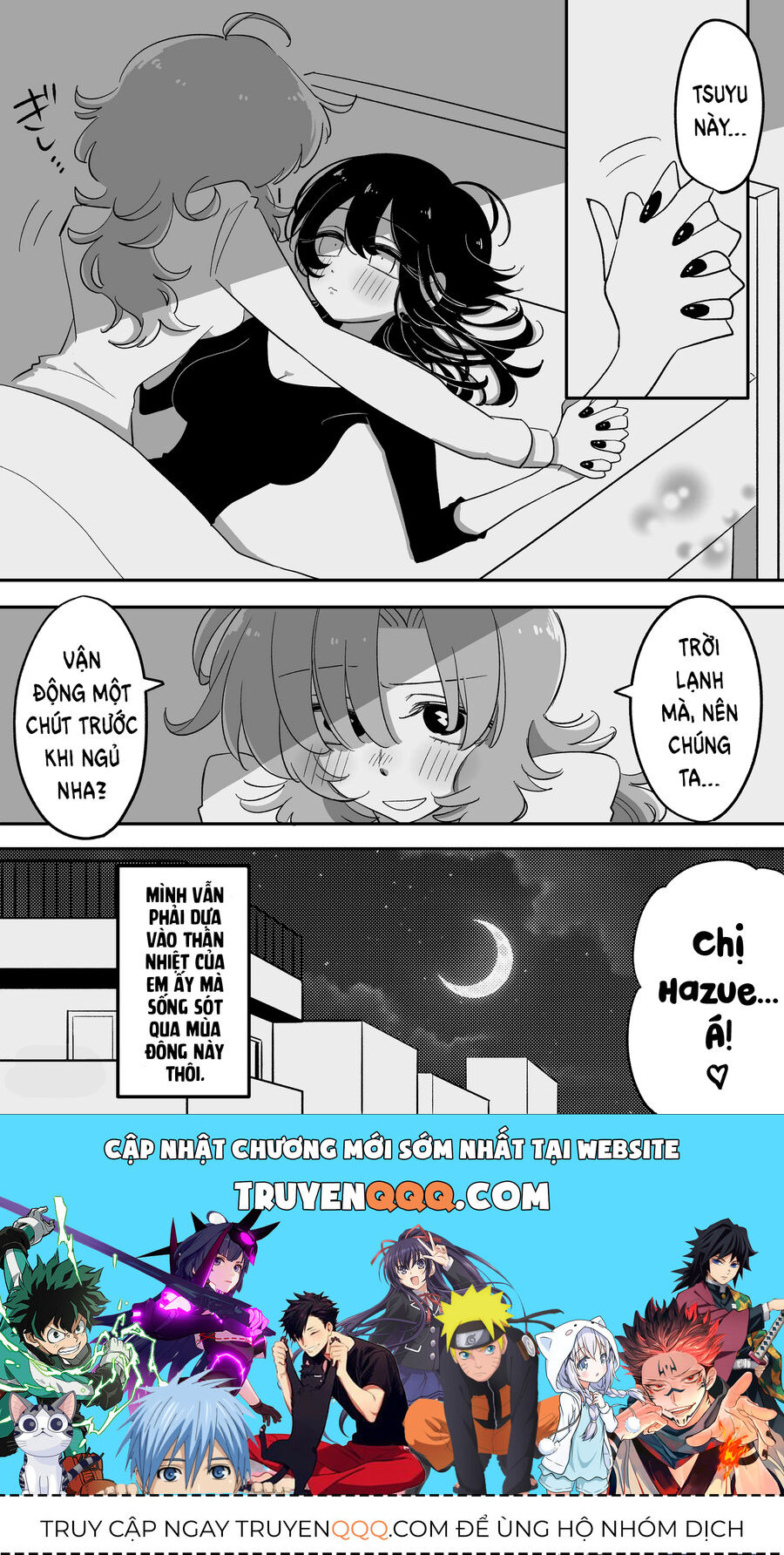 Hazue Và Tsuyu Chapter 5 - Trang 2