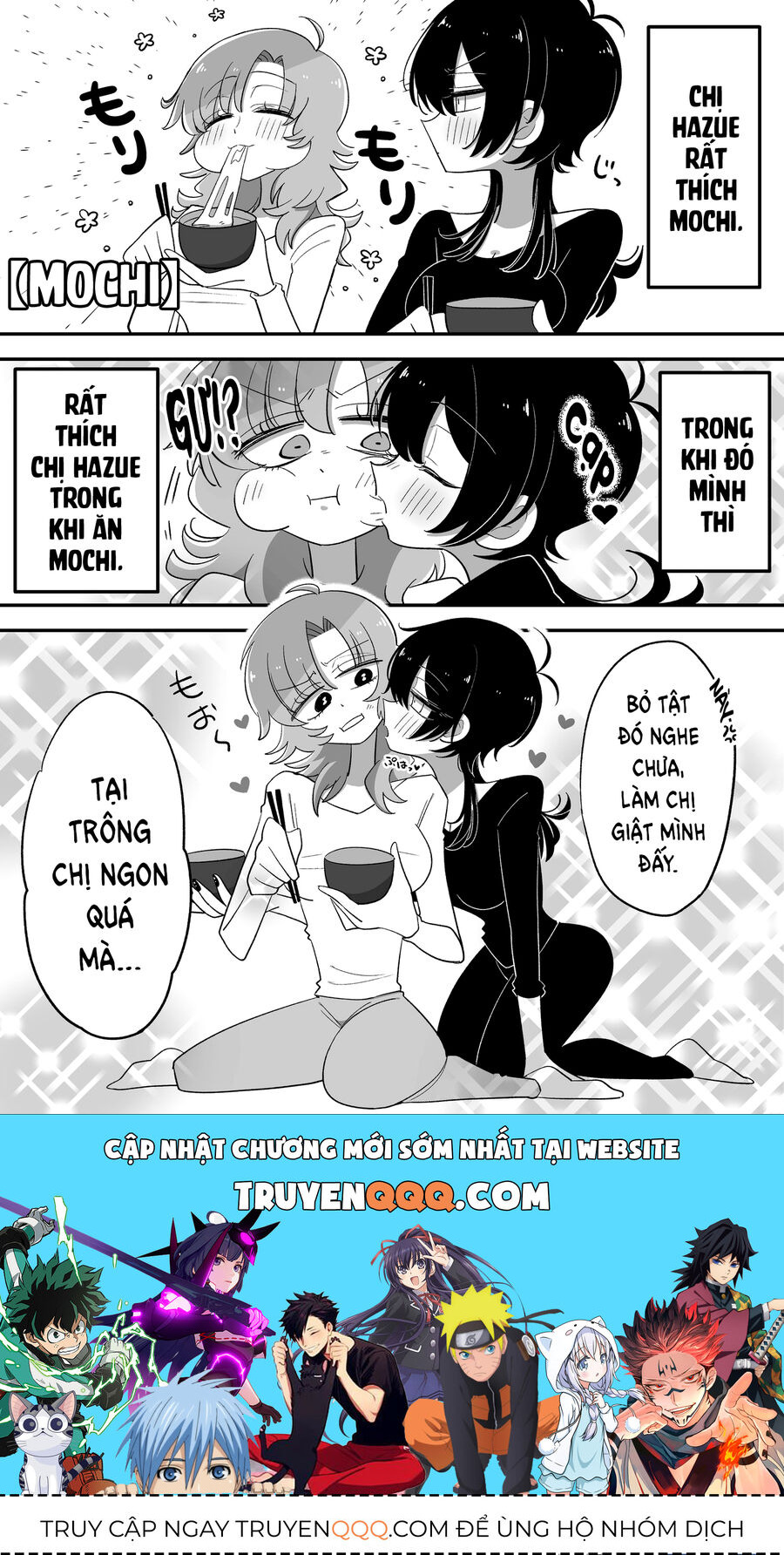 Hazue Và Tsuyu Chapter 8 - Trang 2