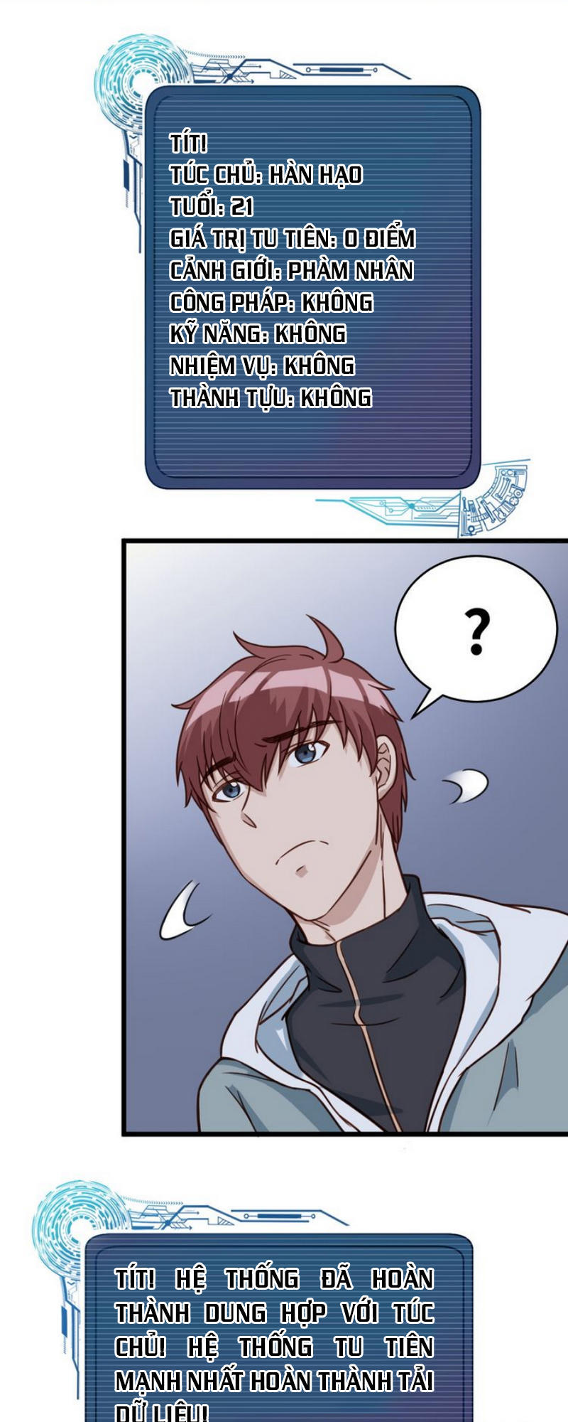 Hệ Thống Tu Tiên Mạnh Nhất Chapter 1 - Trang 2