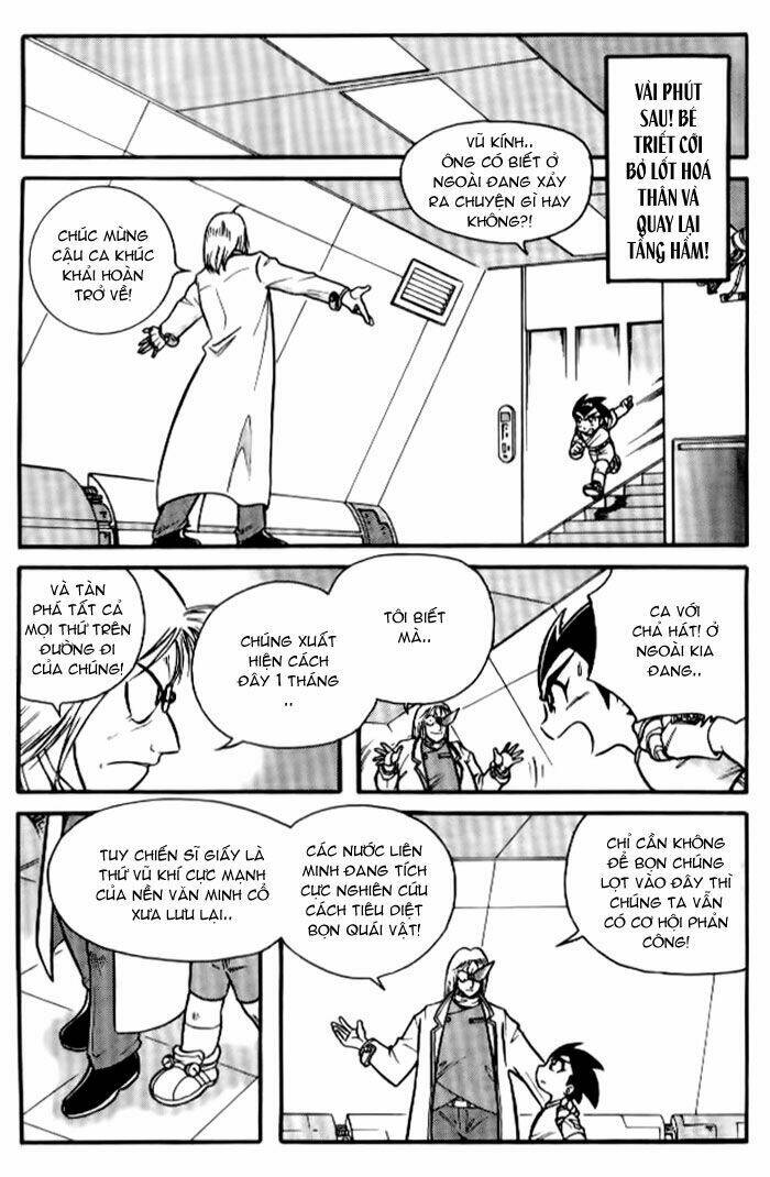 Hiệp Sĩ Giấy – Origami Fighter Chapter 28 - Trang 2