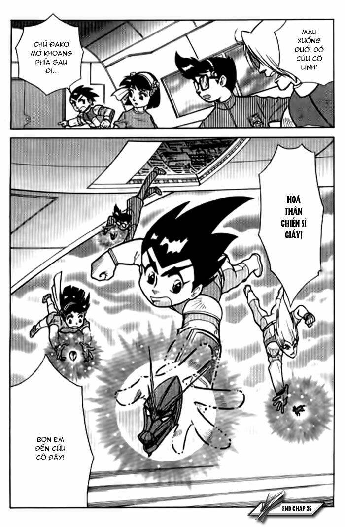 Hiệp Sĩ Giấy – Origami Fighter Chapter 35 - Trang 2