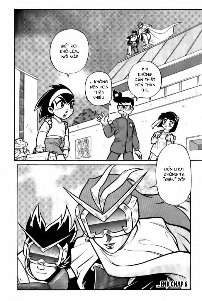 Hiệp Sĩ Giấy – Origami Fighter Chapter 6 - Trang 2