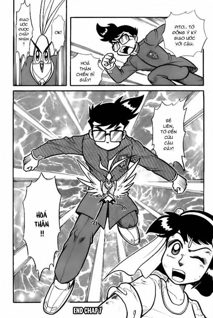 Hiệp Sĩ Giấy – Origami Fighter Chapter 7 - Trang 2