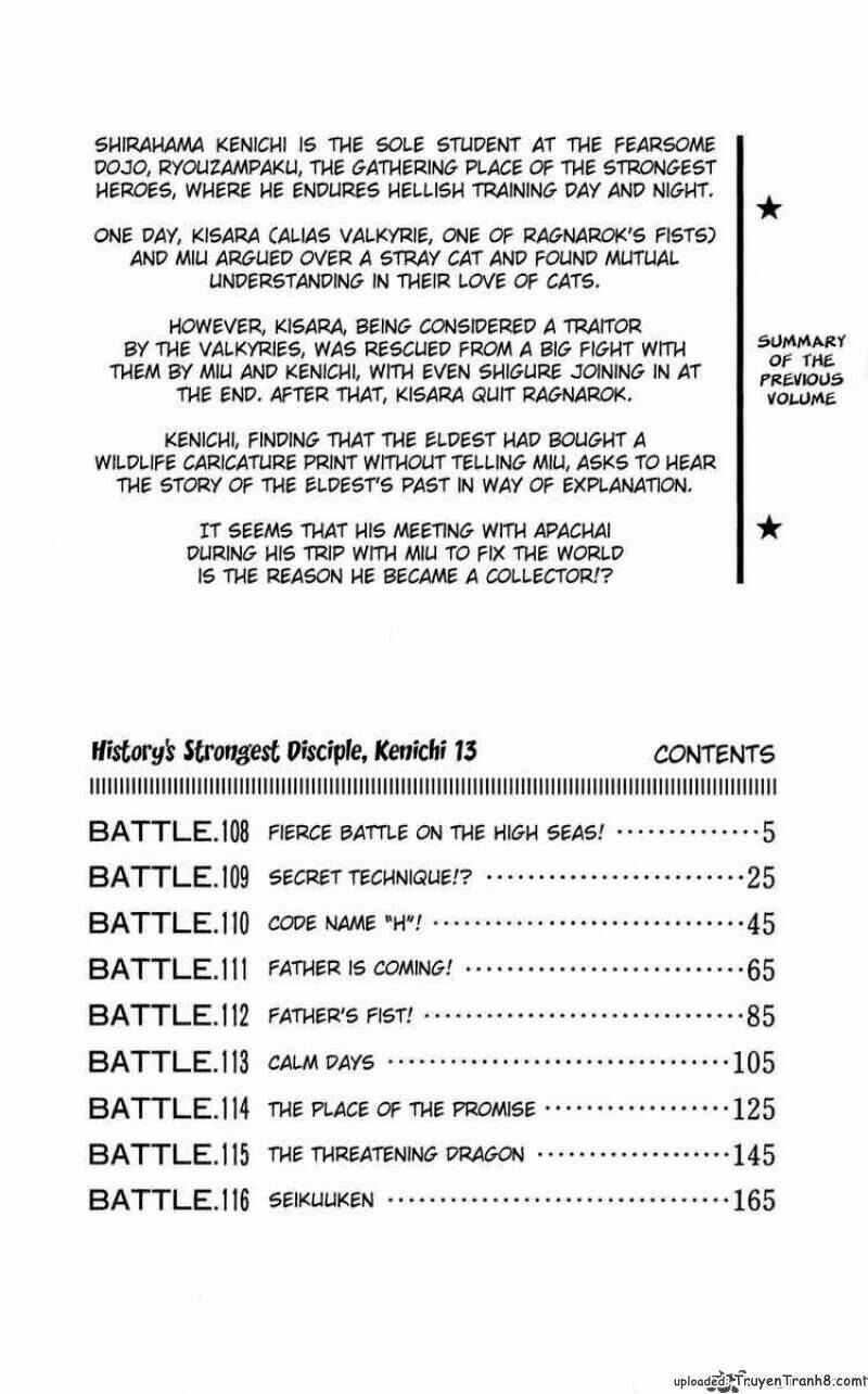 History’s Strongest Disciple Kenichi Chapter 108 - Trang 2