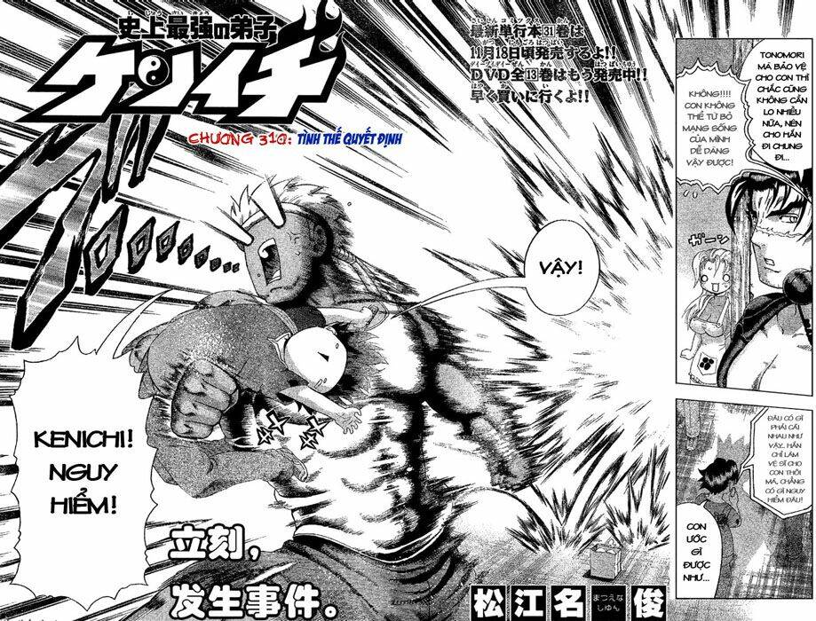History’s Strongest Disciple Kenichi Chapter 310 - Trang 2