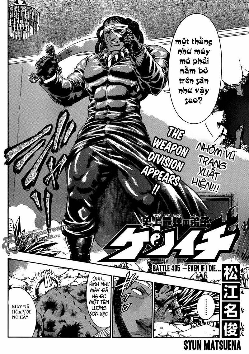 History’s Strongest Disciple Kenichi Chapter 405 - Trang 2