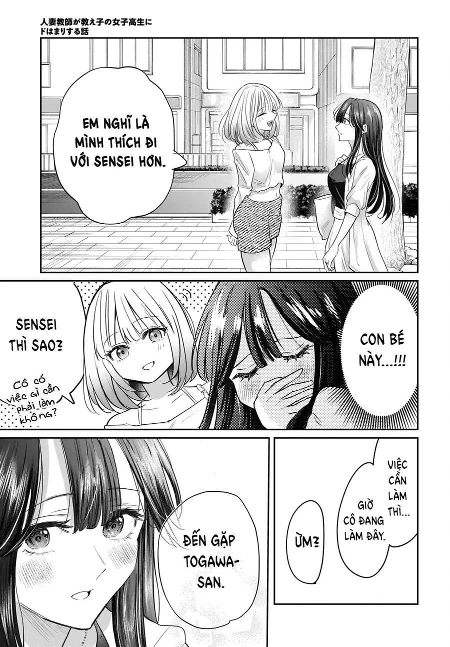 Hitodzuma Kyoushi Ga Oshiego No Joshi Koukousei Ni Do Hamari Suru Hanashi Chapter 4 - Trang 2