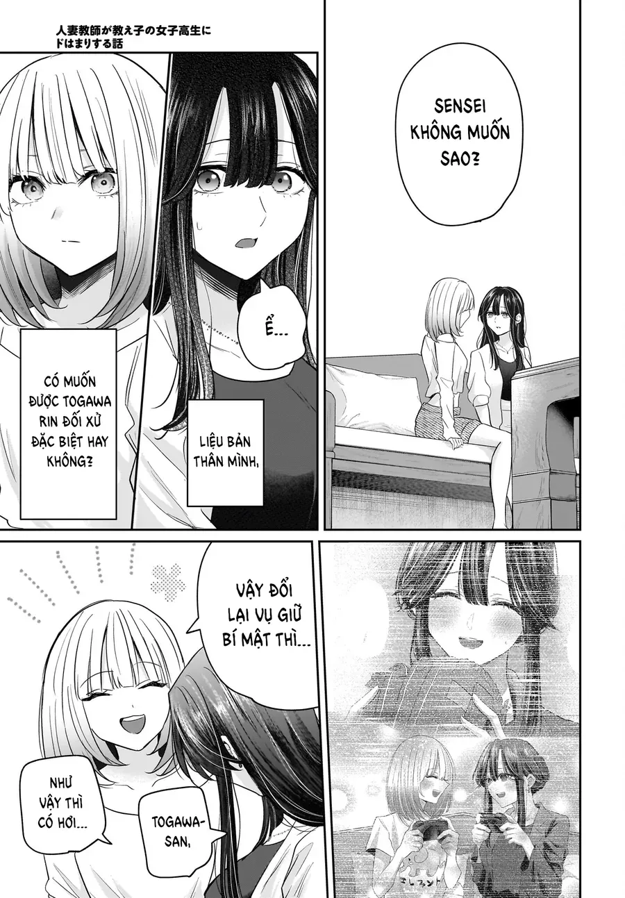 Hitodzuma Kyoushi Ga Oshiego No Joshi Koukousei Ni Do Hamari Suru Hanashi Chapter 4 - Trang 2