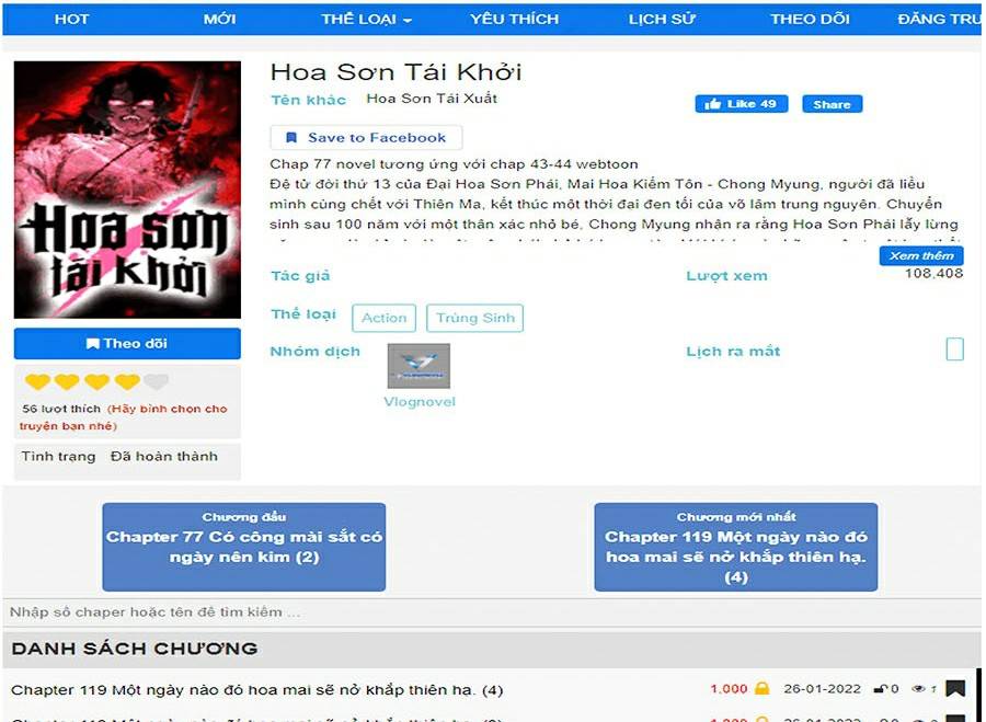 Hoa Sơn Tái Khởi Chapter 49 - Trang 2