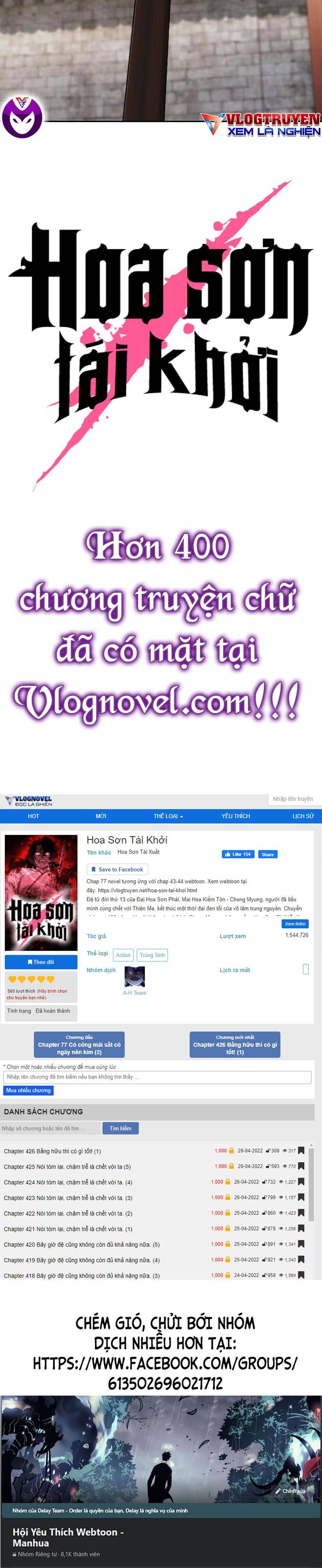 Hoa Sơn Tái Khởi Chapter 61 - Trang 2