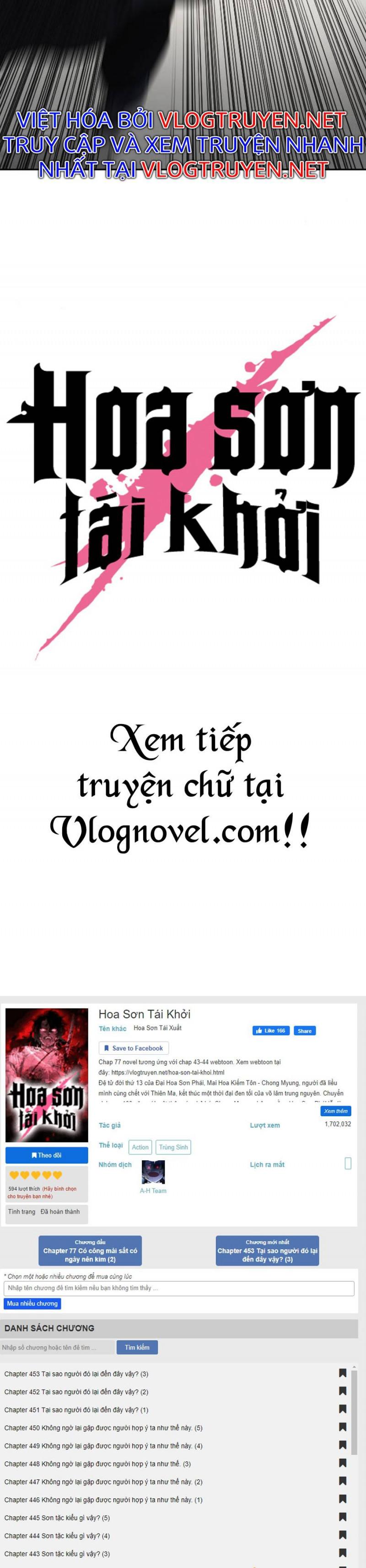 Hoa Sơn Tái Khởi Chapter 62 - Trang 2