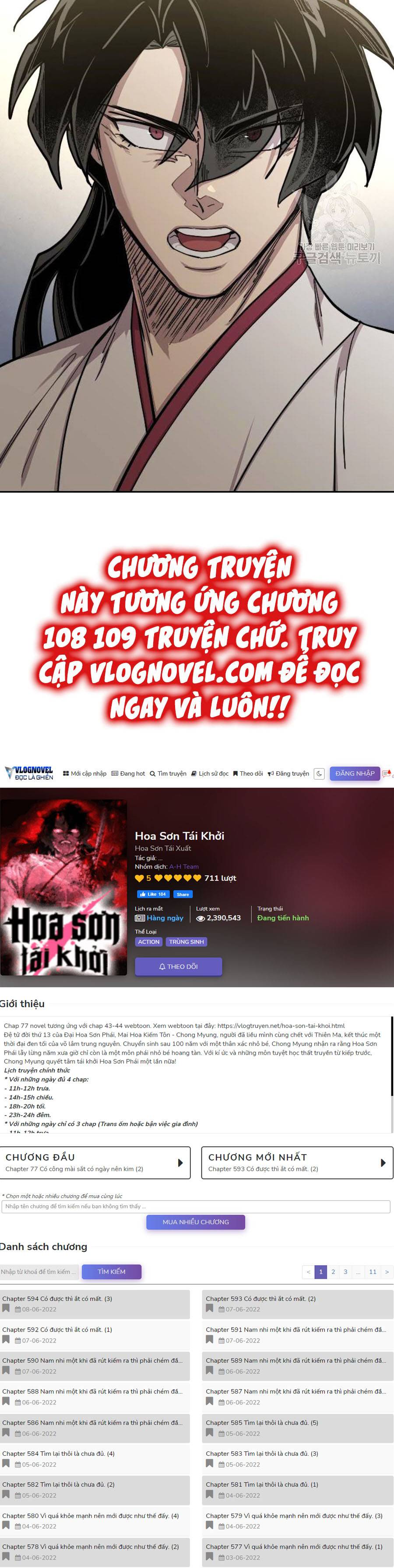 Hoa Sơn Tái Khởi Chapter 67 - Trang 2