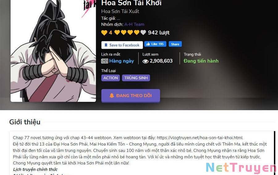 Hoa Sơn Tái Khởi Chapter 71 - Trang 2
