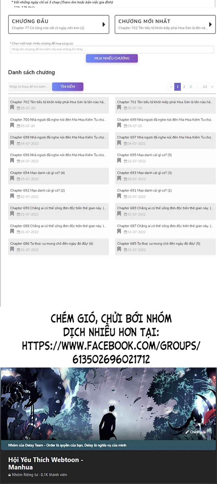 Hoa Sơn Tái Khởi Chapter 73 - Trang 2