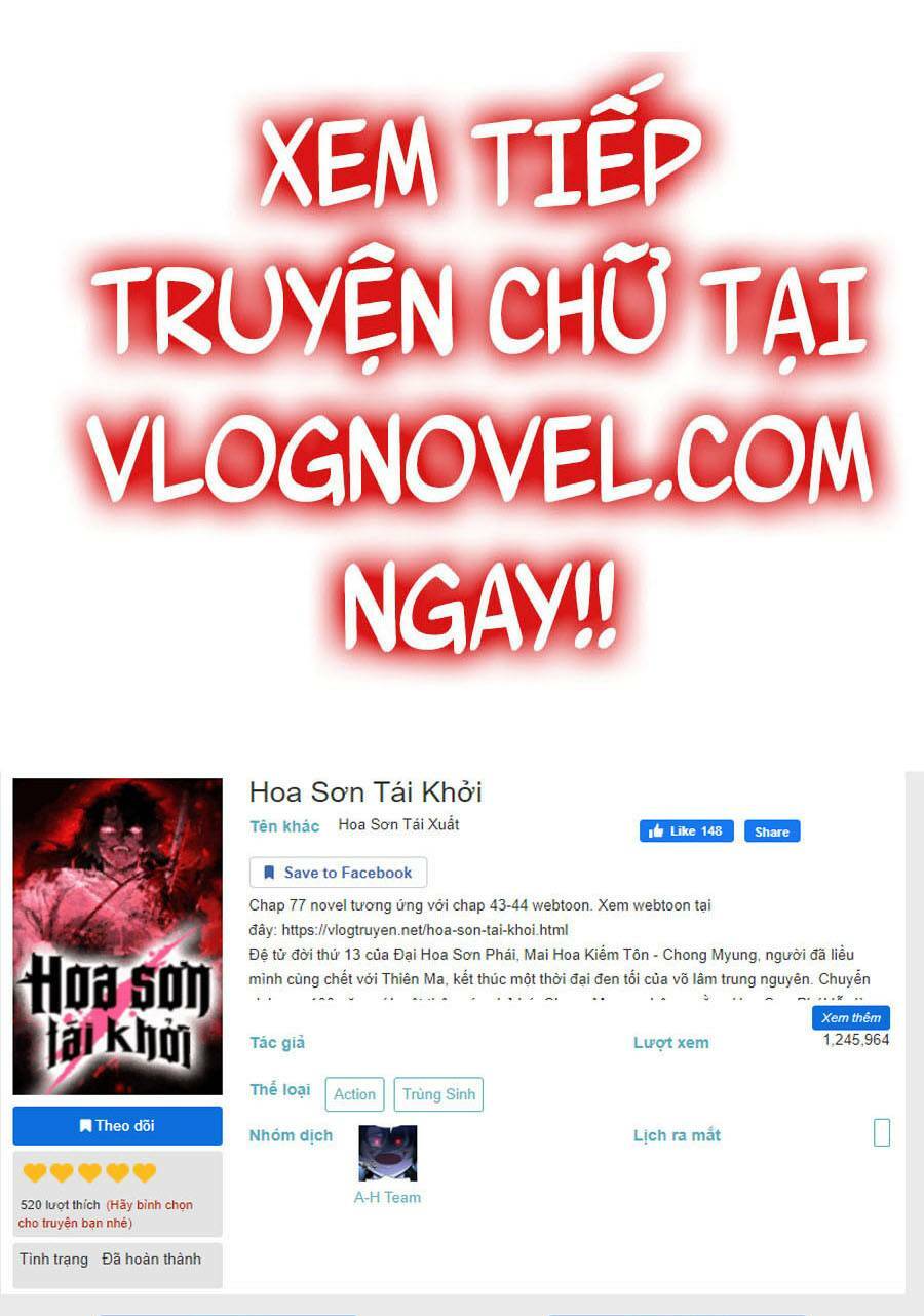 Hoa Sơn Tái Xuất Chapter 60 - Trang 2