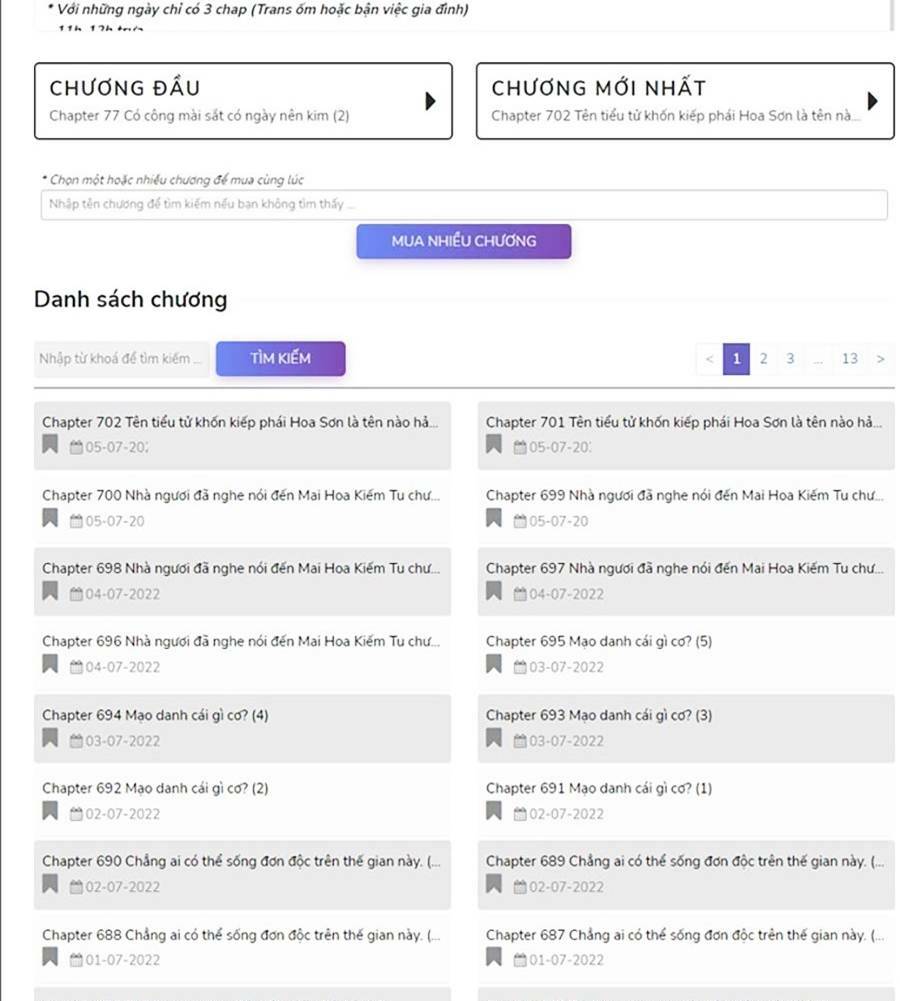 Hoa Sơn Tái Xuất Chapter 73 - Trang 2