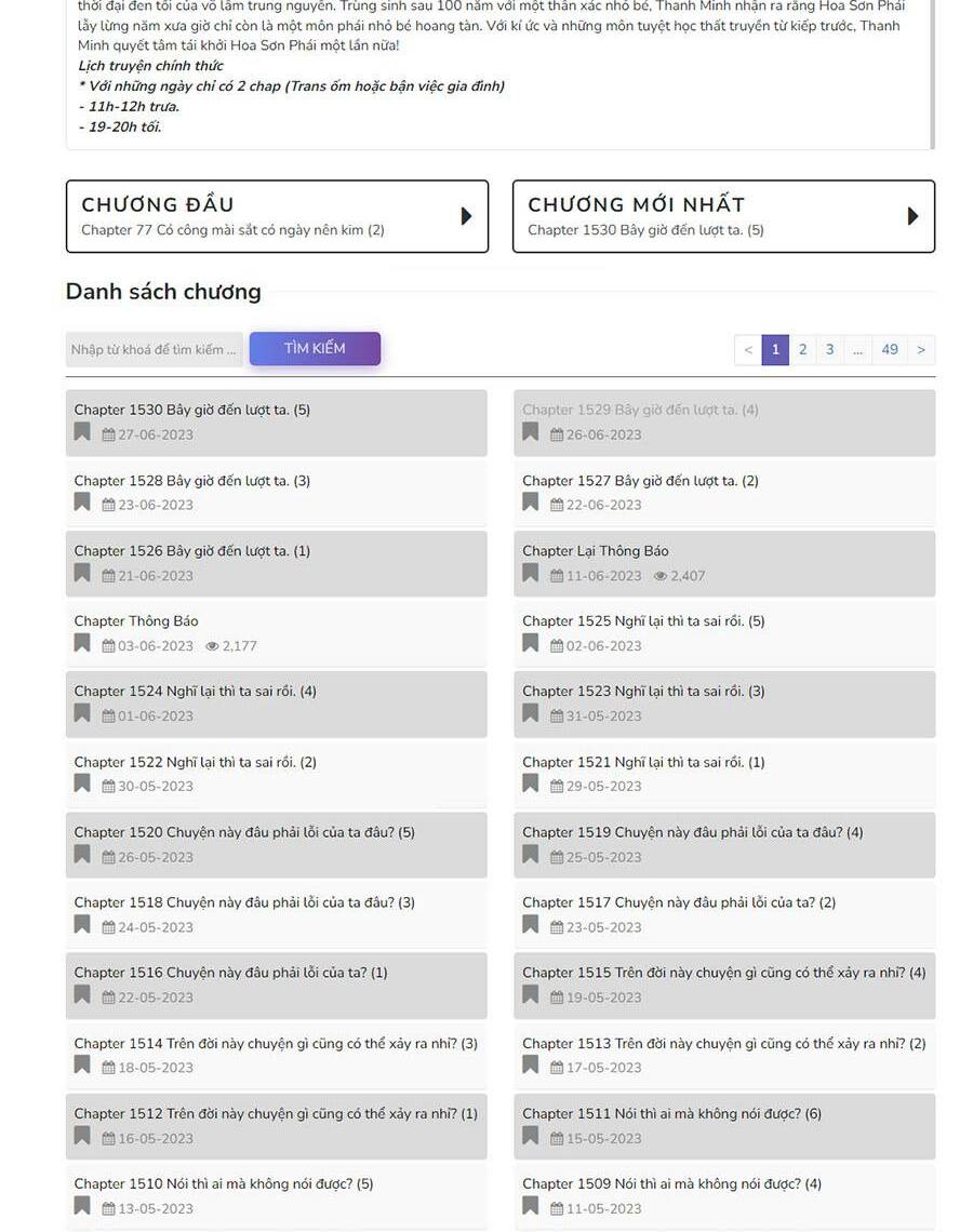 Hoa Sơn Tái Xuất Chapter 79 - Trang 2