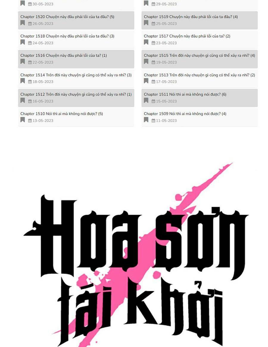 Hoa Sơn Tái Xuất Chapter 85 - Trang 2