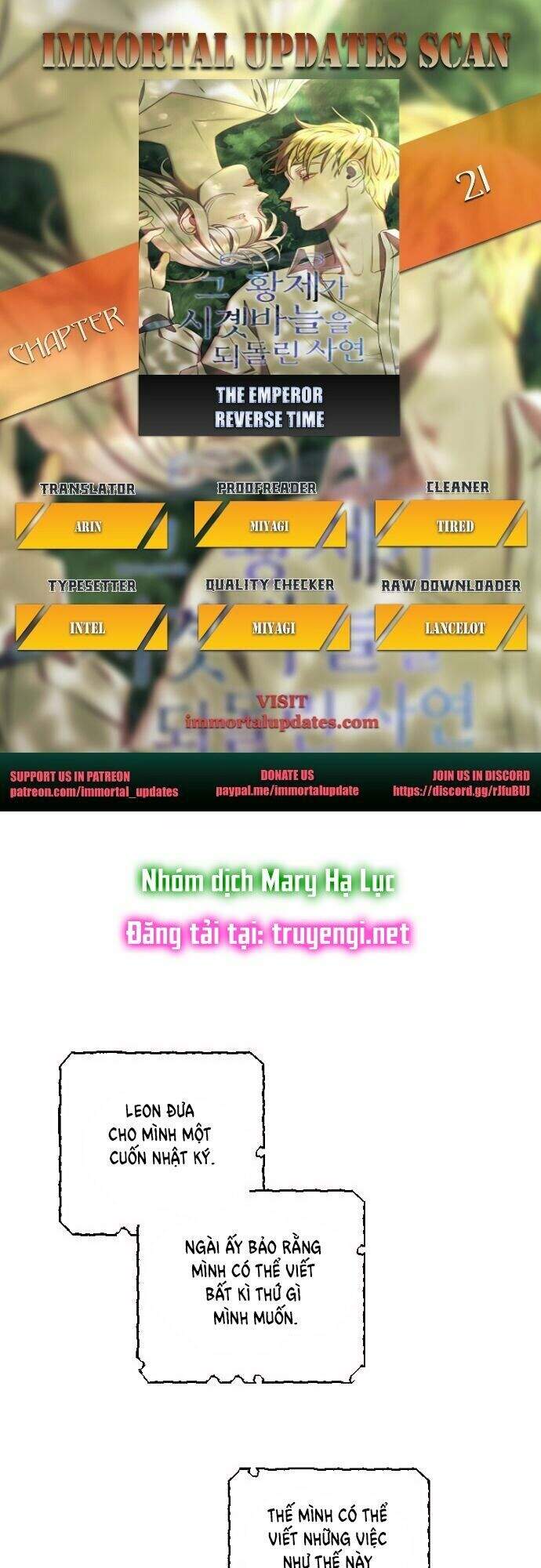 Hoàng Đế Đảo Ngược Thời Gian Chapter 21 - Trang 2