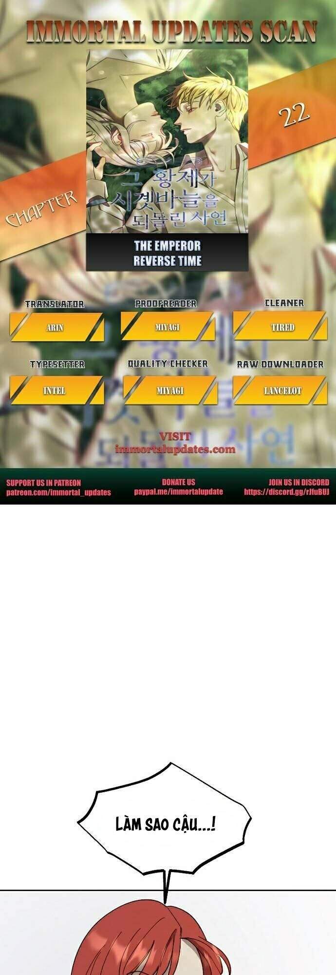Hoàng Đế Đảo Ngược Thời Gian Chapter 22 - Trang 2