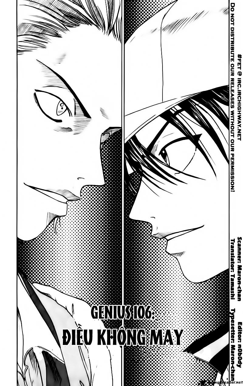 Hoàng Tử Tennis Chapter 106 - Trang 2