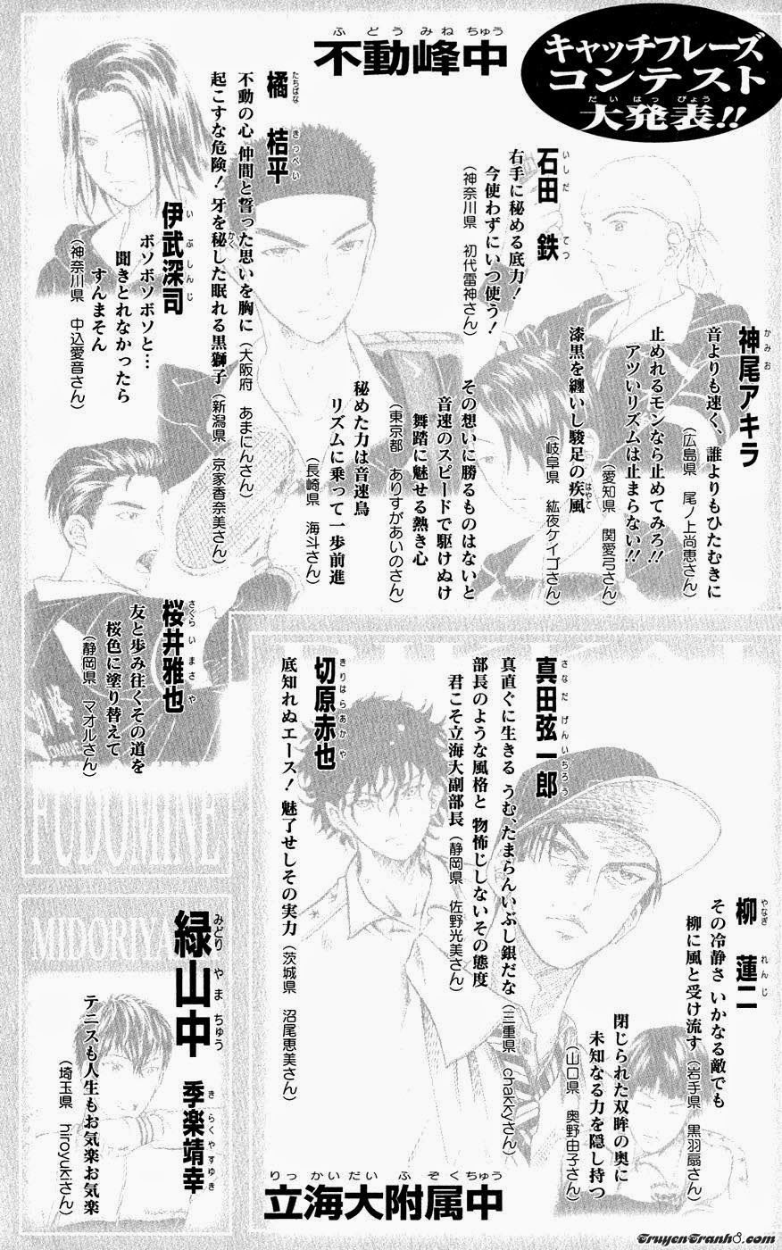 Hoàng Tử Tennis Chapter 191 - Trang 2