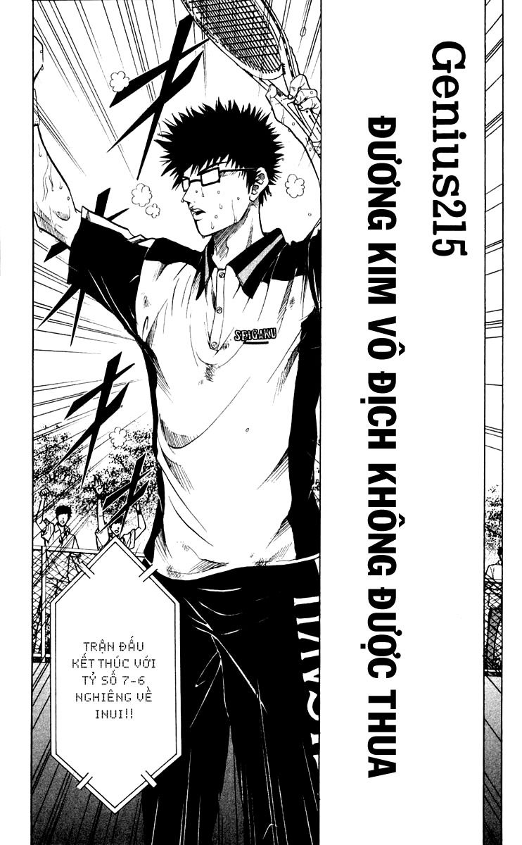 Hoàng Tử Tennis Chapter 215 - Trang 2