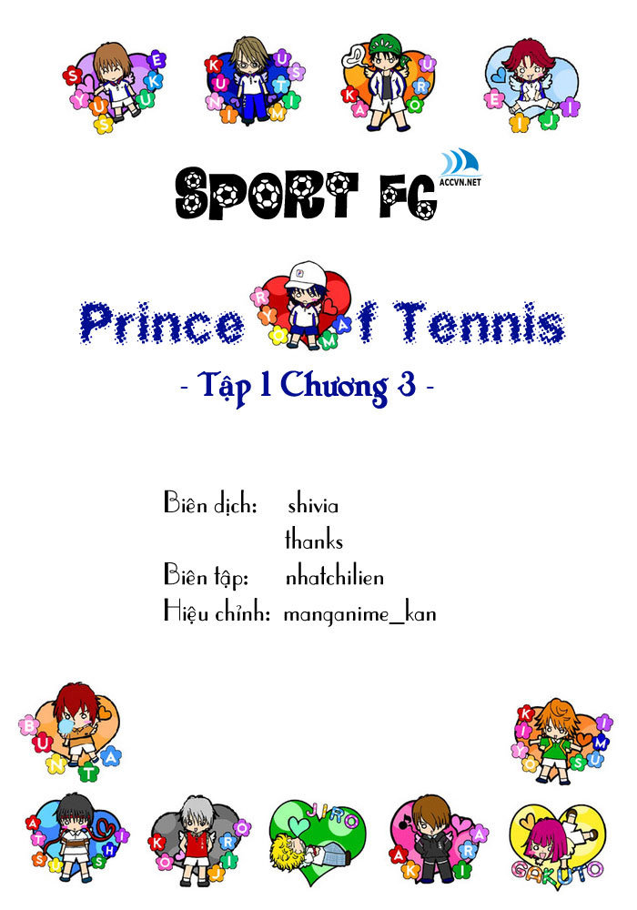 Hoàng Tử Tennis Chapter 3 - Trang 2