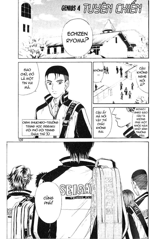 Hoàng Tử Tennis Chapter 4 - Trang 2