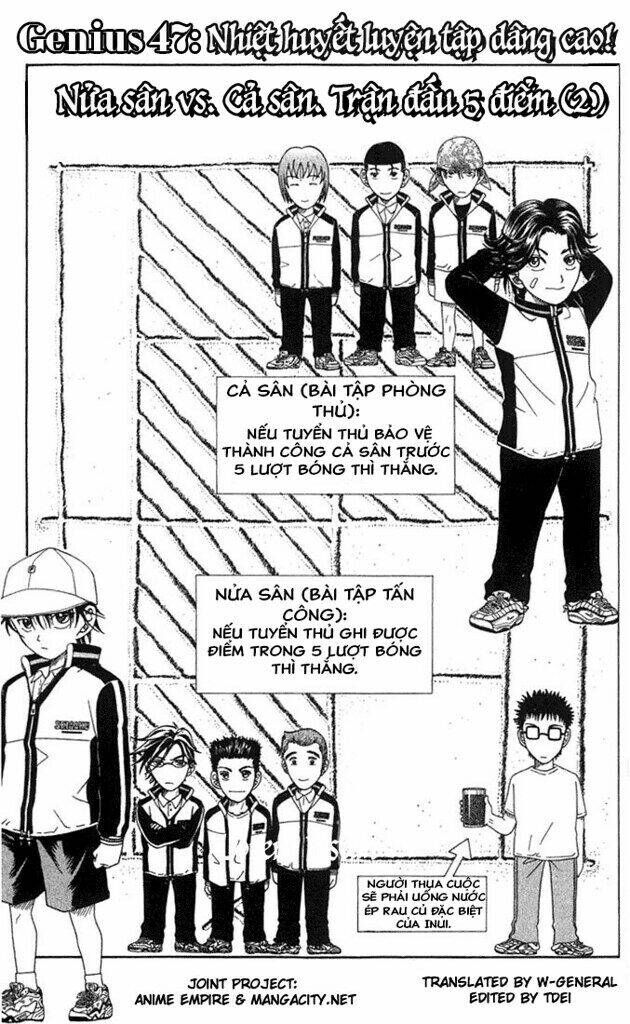 Hoàng Tử Tennis Chapter 47 - Trang 2