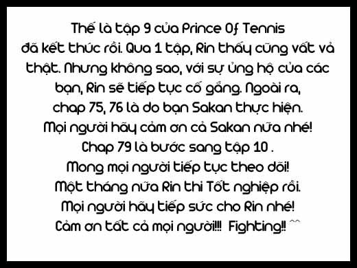 Hoàng Tử Tennis Chapter 78 - Trang 2