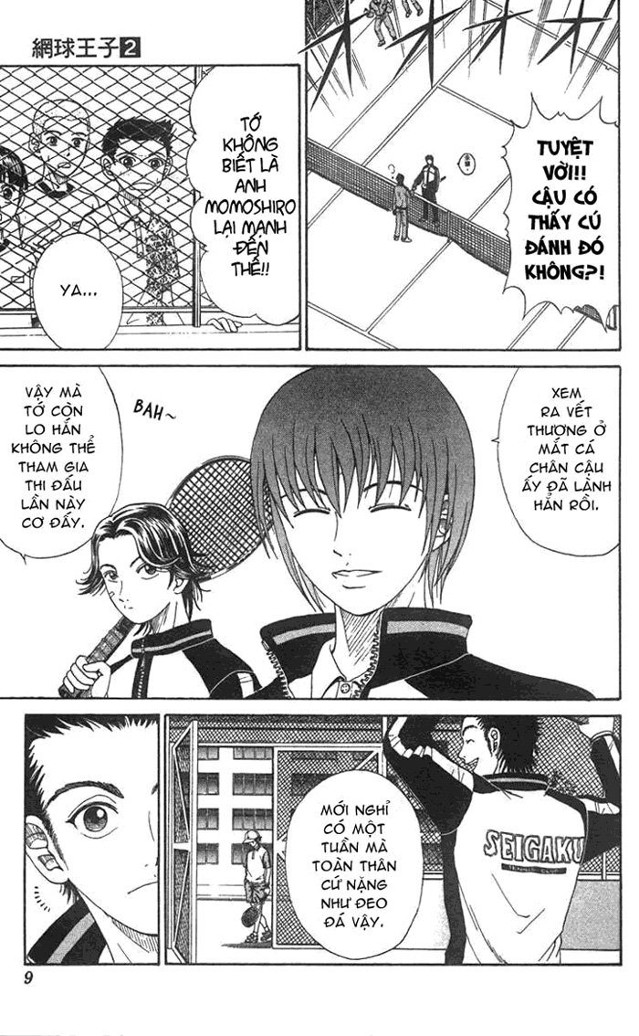 Hoàng Tử Tennis Chapter 8 - Trang 2