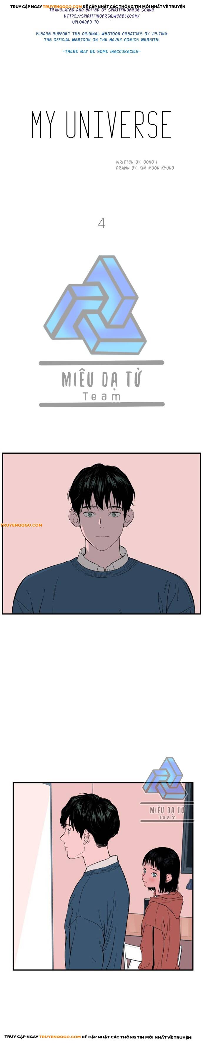Hỡi Vũ Trụ Của Tôi Chapter 4 - Trang 2